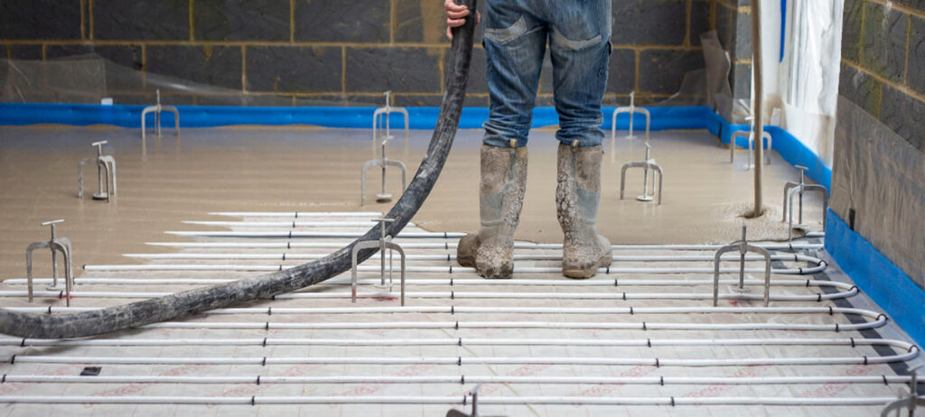 underfloor heating installation